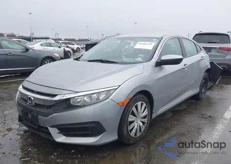 2016 Honda Civic Lx from USA, damaged, VIN 19XFC2F57GE200326